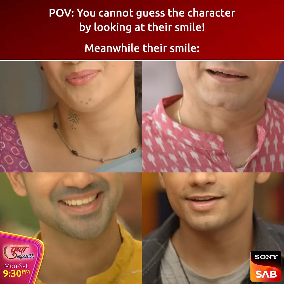 Can you guess those characters? Tell us in the comment section.
Dekhiye #PushpaImpossible, Mon-Sat, raat 9:30 baje, sirf Sony SAB par.
#PushpaOnSAB