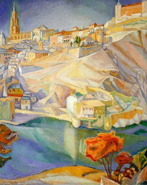 View of Toledo - #DiegoRivera, 1912