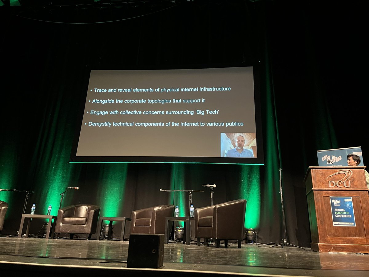 AdaptCentre's tweet image. Dr Marguerite Barry @marguerade @ucddublin presenting &quot;Tactical, Archaeological, Sustainable: Interrogating automated systems through #criticalmediaart&quot; at #ADAPTSciCon2023 with insight from Dr Paul O&apos;Neill @ucddublin #ASC2023 #tacticalmedia #tacticaltech