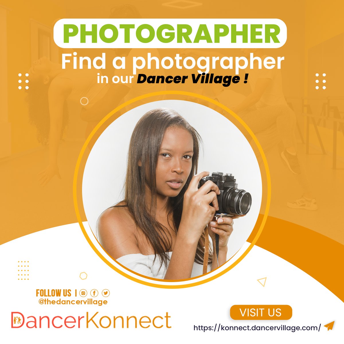 DancerVillage's tweet photo. #DancerKonnect PHOTOGRAPHER
To find a photographer in your DancerVillage, ask for recommendations from fellow dancers or dance instructors.
Visit Us : https://t.co/BsAuEuUMfF
#sinergyk #dancervillage #dancerstays #dancerkonnect #dancercast #dancerxscape #dancerhubb #smilendance https://t.co/bF7WYKzeN5