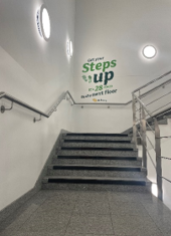 Do you get your steps in each day?👣
 
Throughout the Hilmore House office, we have signs up reminding our colleagues to hit their step goals. We've even installed a track around the office to offer a walking route for those who are serious about it!
 
 #HEALTH #WELLBEING