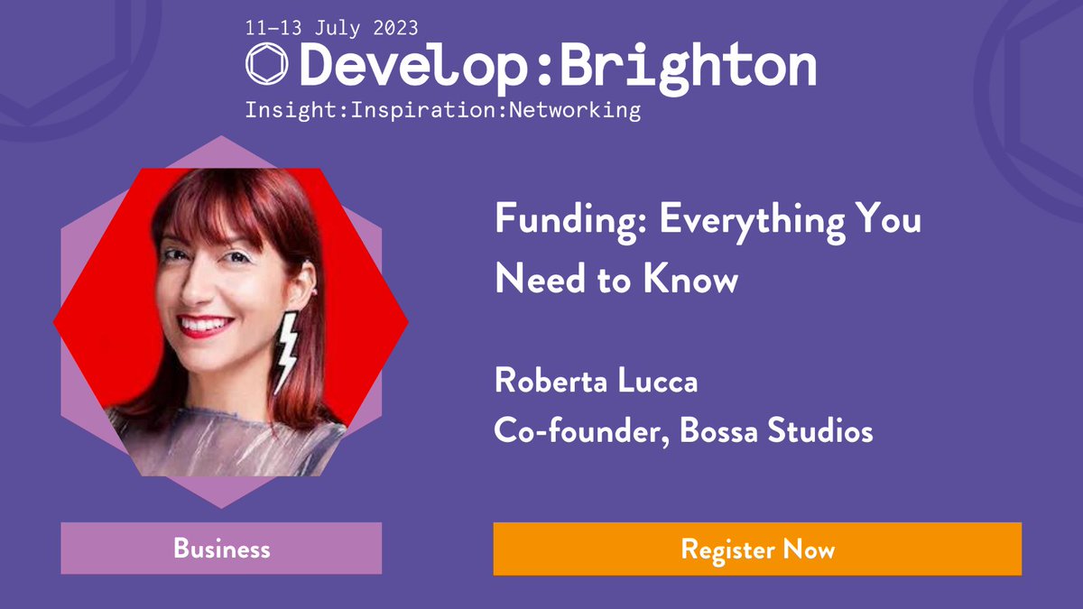 Develop:Brighton 2025 (@developconf) on Twitter photo We're joined by Ella Romanos (<a href="/ella_romanos/">Ella Romanos</a>), Cassia Curran (<a href="/CassiaCurran/">Cassia Curran</a>), and Roberta Lucca (<a href="/BetaLucca1/">Roberta Lucca aka Beta Lucca ⚡</a>) for a discussion around the current and future funding landscape for the games industry. developconference.com/speakers/ella-… #DevelopConf We're joined by Ella Romanos (<a href="/ella_romanos/">Ella Romanos</a>), Cassia Curran (<a href="/CassiaCurran/">Cassia Curran</a>), and Roberta Lucca (<a href="/BetaLucca1/">Roberta Lucca aka Beta Lucca ⚡</a>) for a discussion around the current and future funding landscape for the games industry. developconference.com/speakers/ella-… #DevelopConf