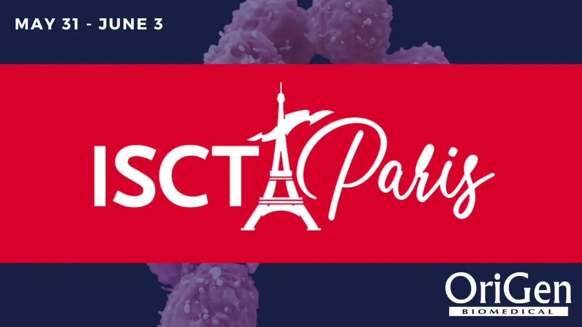 Tomorrow OriGen is the first day of #ISCT2023! We will be at booth 107 showcasing our industry-preferred cryopreservation and cell culture single-use disposables. We'd love if you stopped by and said hello! #celltherapy #genetherapy @ISCTglobal