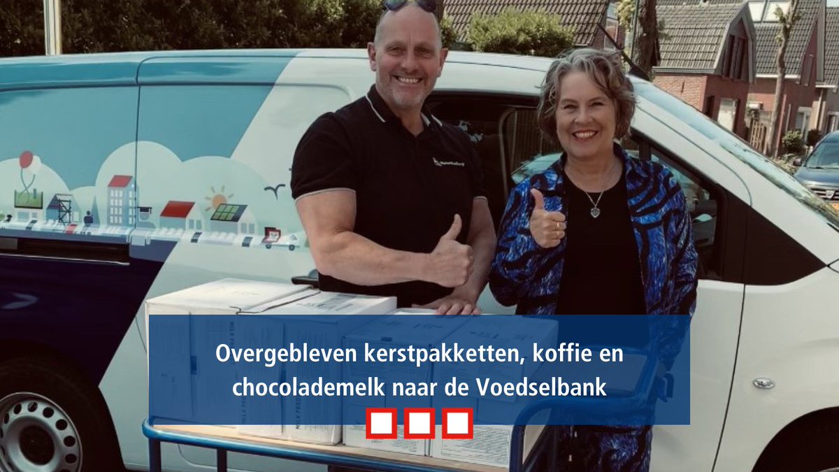 Het zijn de kleine dingen. Collega Jan zorgt dat als er wat overblijft of niet gebruikt wordt, het naar de #voedselbank gaat. Zoals onze overgebleven partij DE koffie en chocolademelk. ☕️ Een bijdrage leveren aan duurzaamheid en het verminderen van #voedselverspilling.