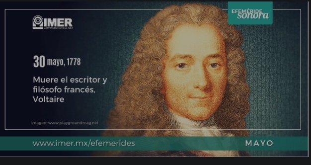 SegundaD511's tweet photo. #30MAY Fallecimiento del Escritor voltaire https://t.co/XjaWzsY59K