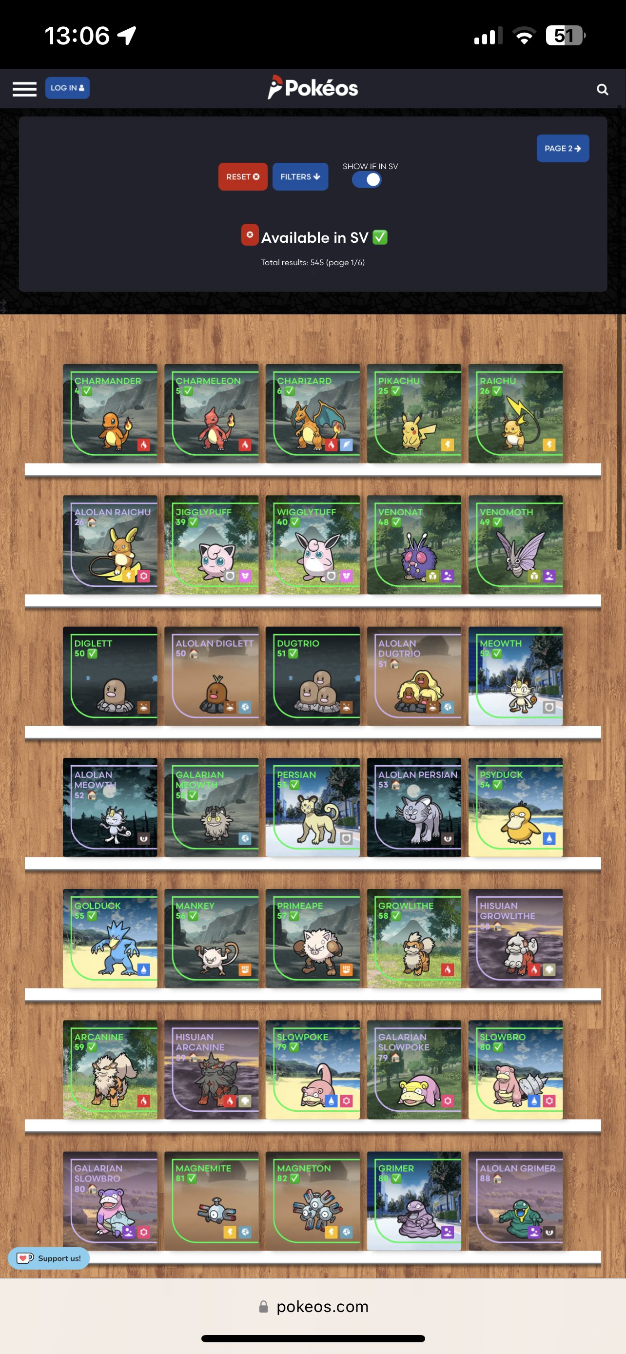 Makio & JRoses  pokeos.com on X: RETURNING POKÉMON IN SCARLET & VIOLET ✨  (Updated August 28) Please note that if the boxes are blank we have no  information about the presence