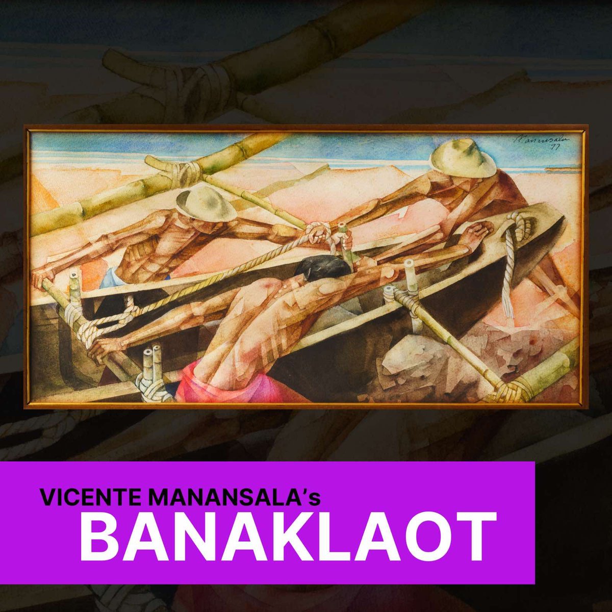 Did you know that Manansala's "Banaklaot" masterpiece captures local fisherfolk at the break of dawn, setting out to sea? 🎣🐠

#nft #artworks #fractionalizednft #nftworld #nfts #modernart #nftcollection #meta #nftmagazine #nftdrops #nftproject #Artifract #artinvestment