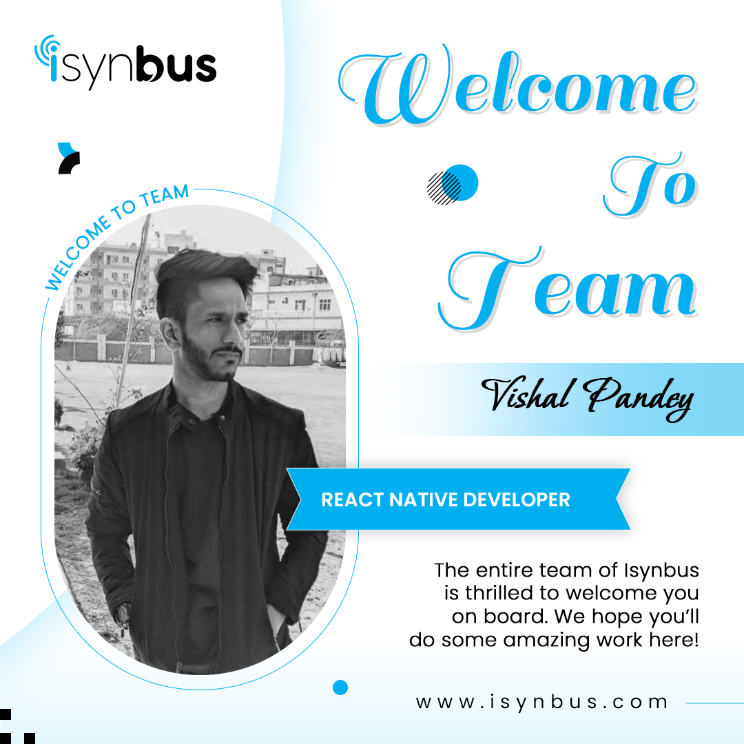 isynbus's tweet photo. It's amazing to have a talented new member as a part of our team. Hope we can together take the company to new heights.👍
Congratulations Vishal for your onboarding.

#isynbus #isynbustechnologies #developer #brightfuture #growing #happyplace #goodwibes #reactnative https://t.co/tc3SESQFgq