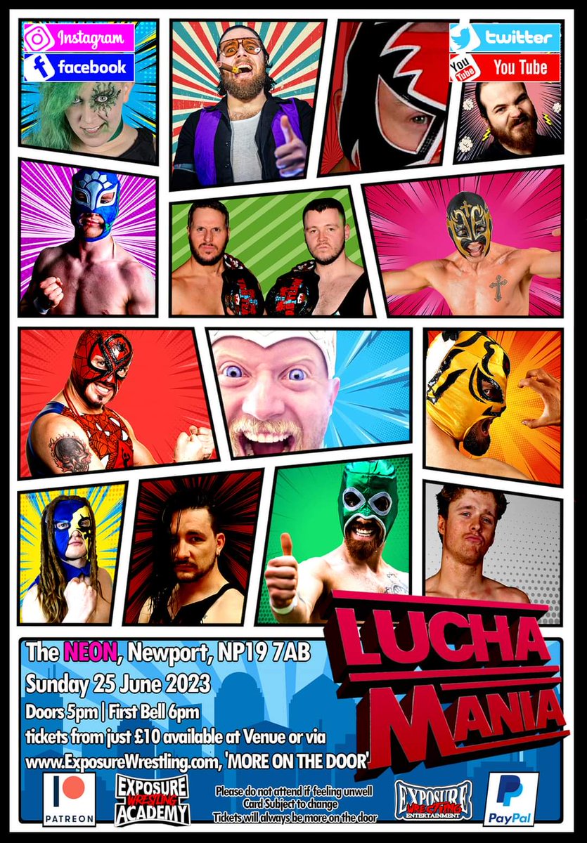 Wales 🏴󠁧󠁢󠁷󠁬󠁳󠁿 get the full #LuchaScotland treatment in June

LuchaMania 🏴󠁧󠁢󠁳󠁣󠁴󠁿 is coming for you