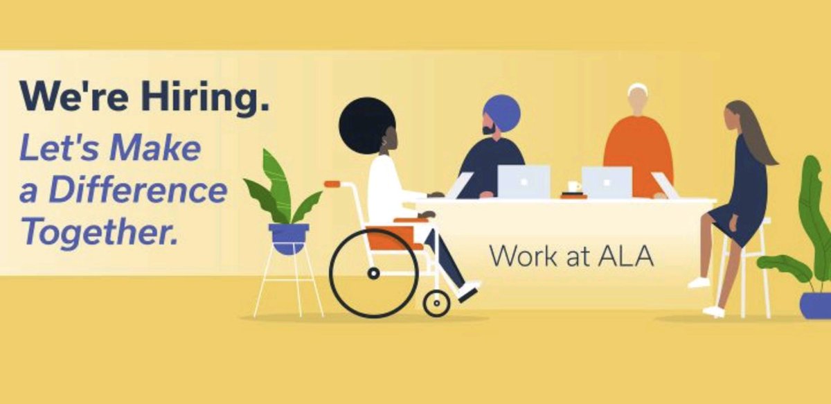 JOB: Associate Executive Director for Public Policy and Advocacy <a href="/ALALibrary/">American Library Association</a> ... "Starting salary range negotiable from the mid-100s; based on relevant experience..." recruiting.ultipro.com/AME1043ALA/Job…