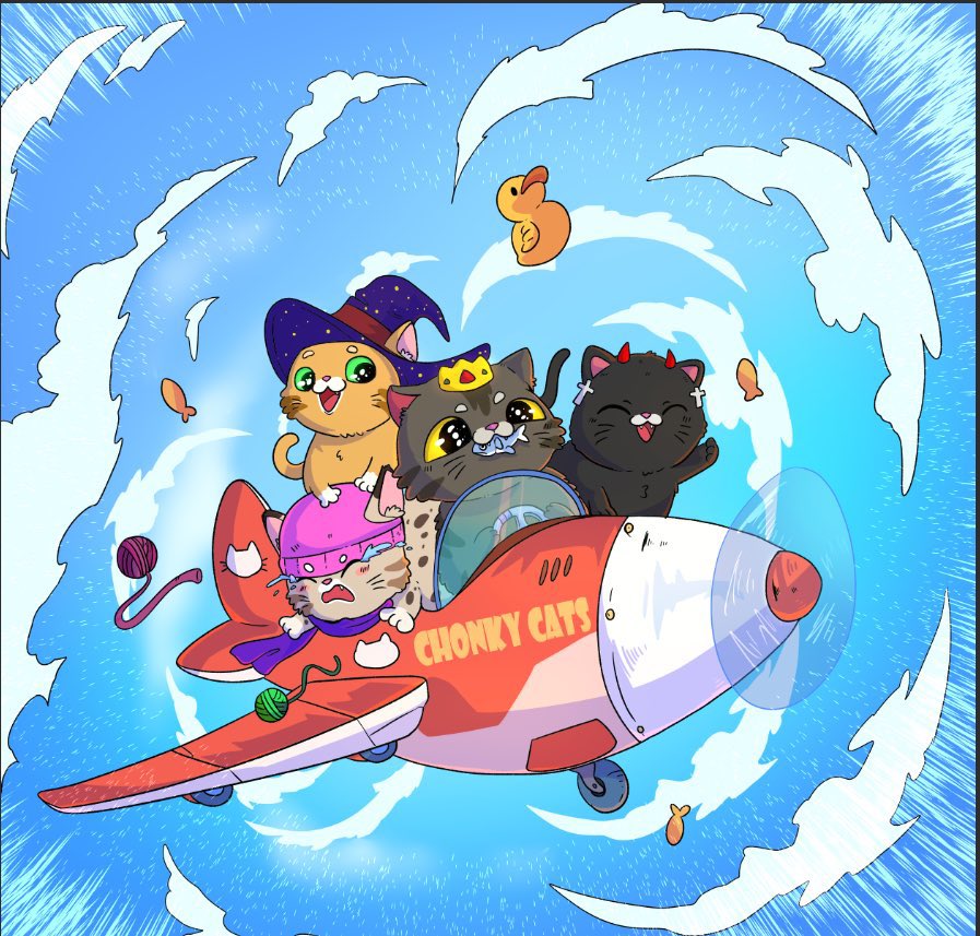 20x #WL Spots For @ChonkyCatNFT 

Steps To Follow for This Whitelist #Giveaway :

1.) Must Be a Member of My Telegram Group (t.me/+8EonNztanWllN…)

2.) Follow 
@chonkycatnft
@kingefrainnft
<a href="/polkaguy/">Polkaguy.eth</a> 

3.) Like &amp; Retweet

Mint Price: FREE (Whitelist) ✌️

Winners in 48Hrs 🧡😻