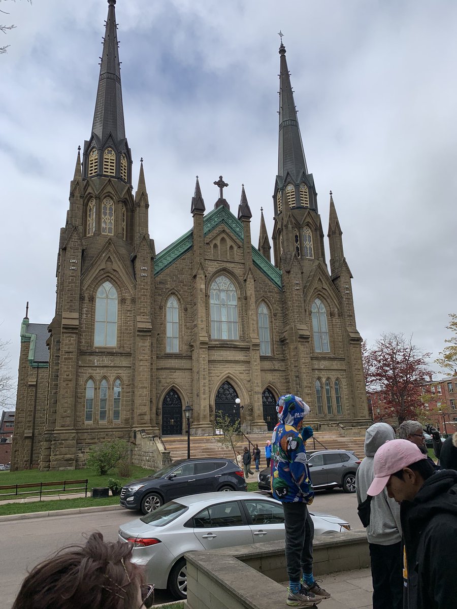 smswpgofficial's tweet photo. SMS students visit St. Dunstans Basilica in Charlottetown PEI. @smswpgofficial 
#travelling 
#PEI https://t.co/laLTPlLS9B