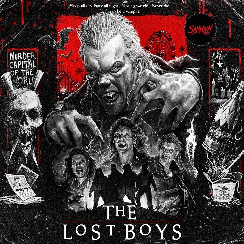 The Lost Boys (1987)
Art by Samhain 1992.