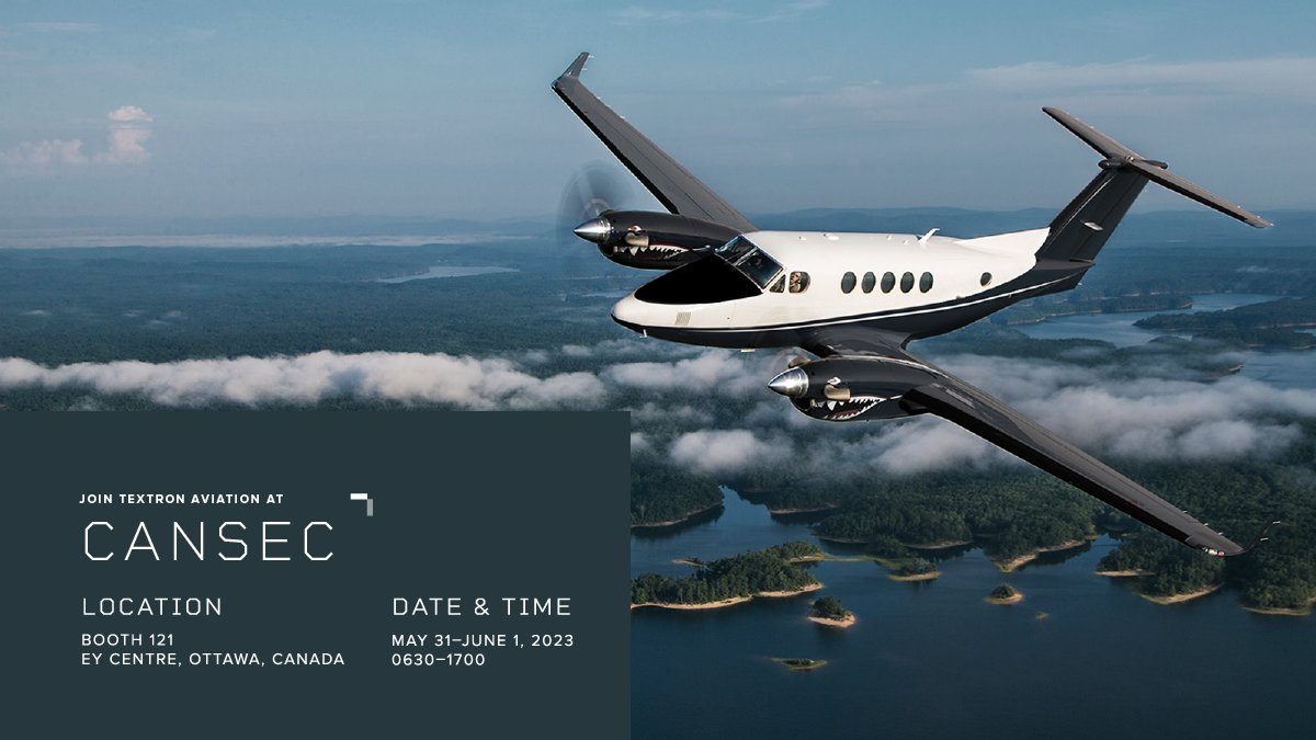 Textron Aviation Special Missions invite you to join us at CANSEC, the largest defense industry trade show in Canada. Allow our experts to showcase solutions for your specific mission.

Learn more at defenceandsecurity.ca/CANSEC/cansec.

#FlyBeechcraft #FlyCessna #CANSEC2023 #aviation