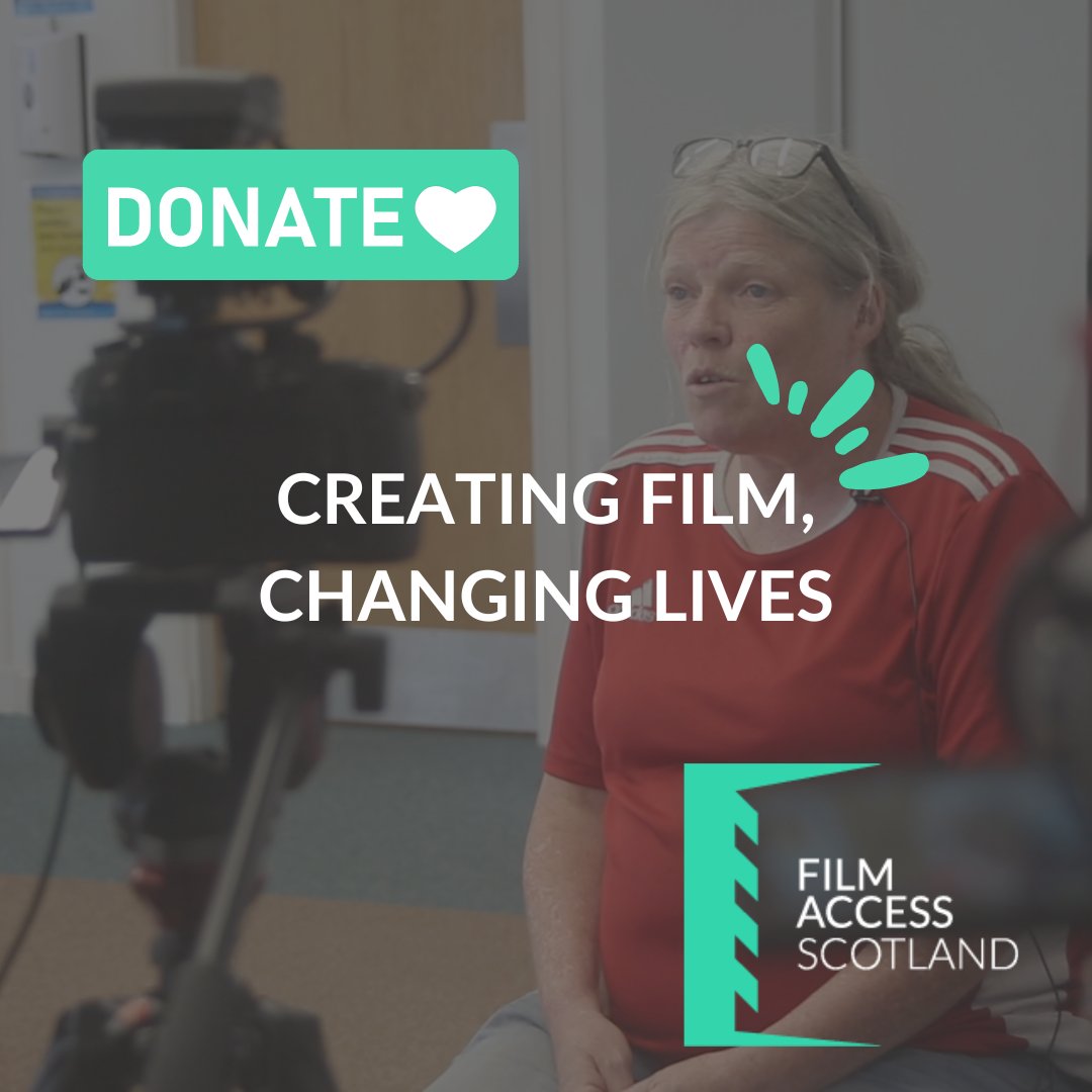We need your support! Help Film Access Scotland continue to co-ordinate capacity-building for the Film Access Sector through training, advice and spaces for peer-to-peer learning to our members. Click the 'donate' button on our homepage: filmaccess.scot