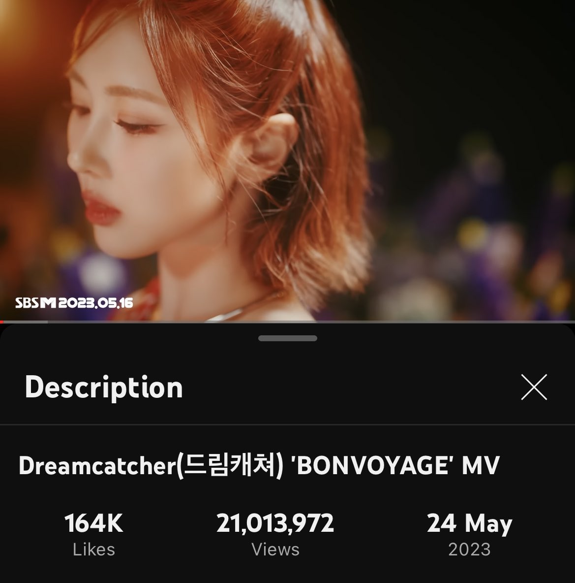 bonvoyage already reached 21M??!?!!! 😳 

 #Dreamcatcher #드림캐쳐 #BONVOYAGE1STWIN #DREAMCATCHER3RDWIN