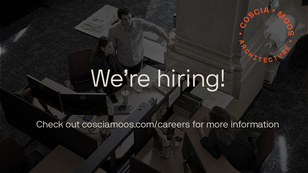 CosciaMoosArch's tweet photo. Interested in joining our team? We are hiring a Senior Project Architect and Interior Designer with 10+ years of experience to lead and manage architectural and design projects. Learn more about the position at https://t.co/Zsp6aUG7qY https://t.co/0Dtqxnqkd6