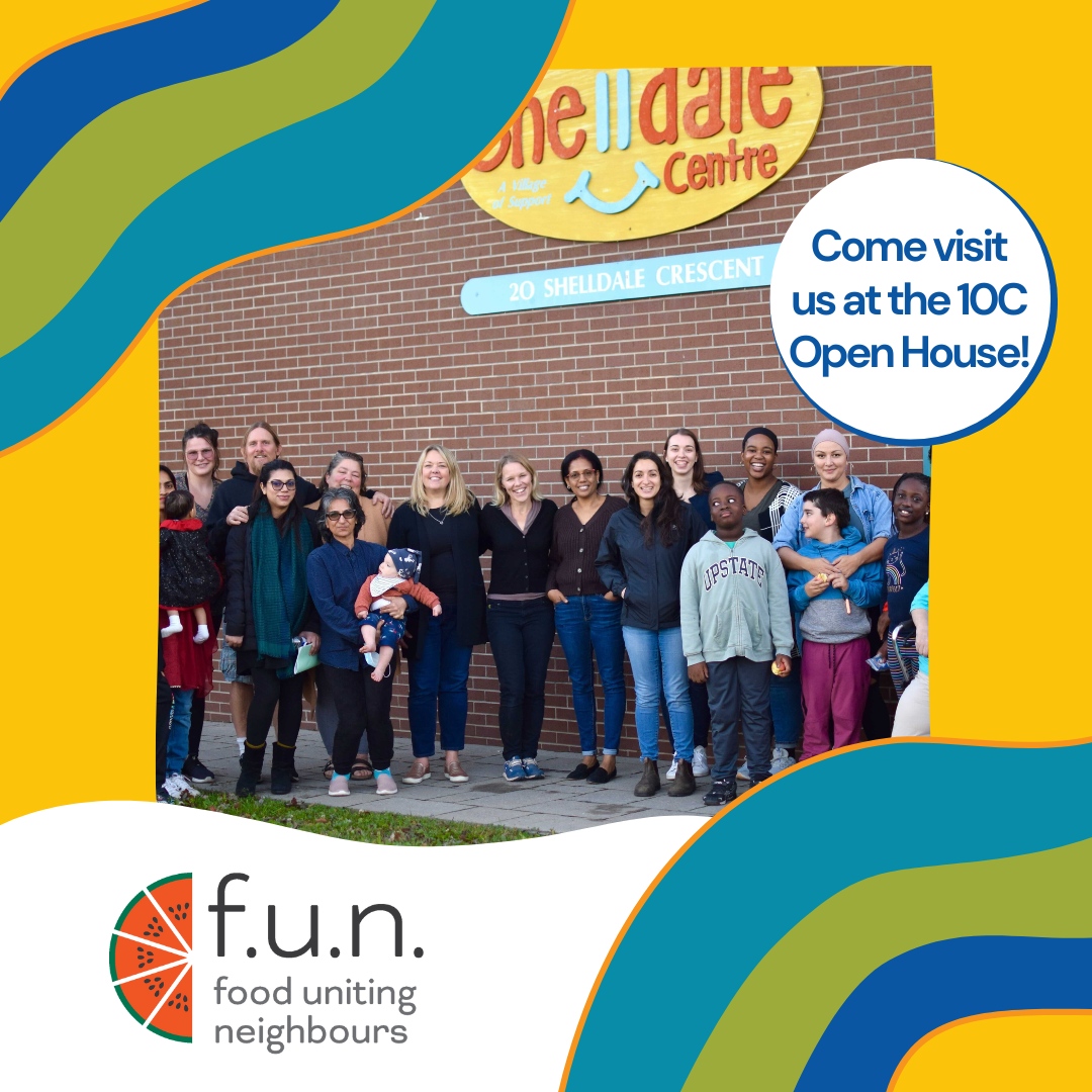 Interested in learning more about Food Uniting Neighbours (F.U.N.) and all the great local work happening in our community to support food access? Visit the 10C Open House for all things F.U.N.!⁠ ⁠ Thursday June 8, 4-8pm ✨⁠ ⁠ Learn more at 10carden.ca/news/10c-commu…