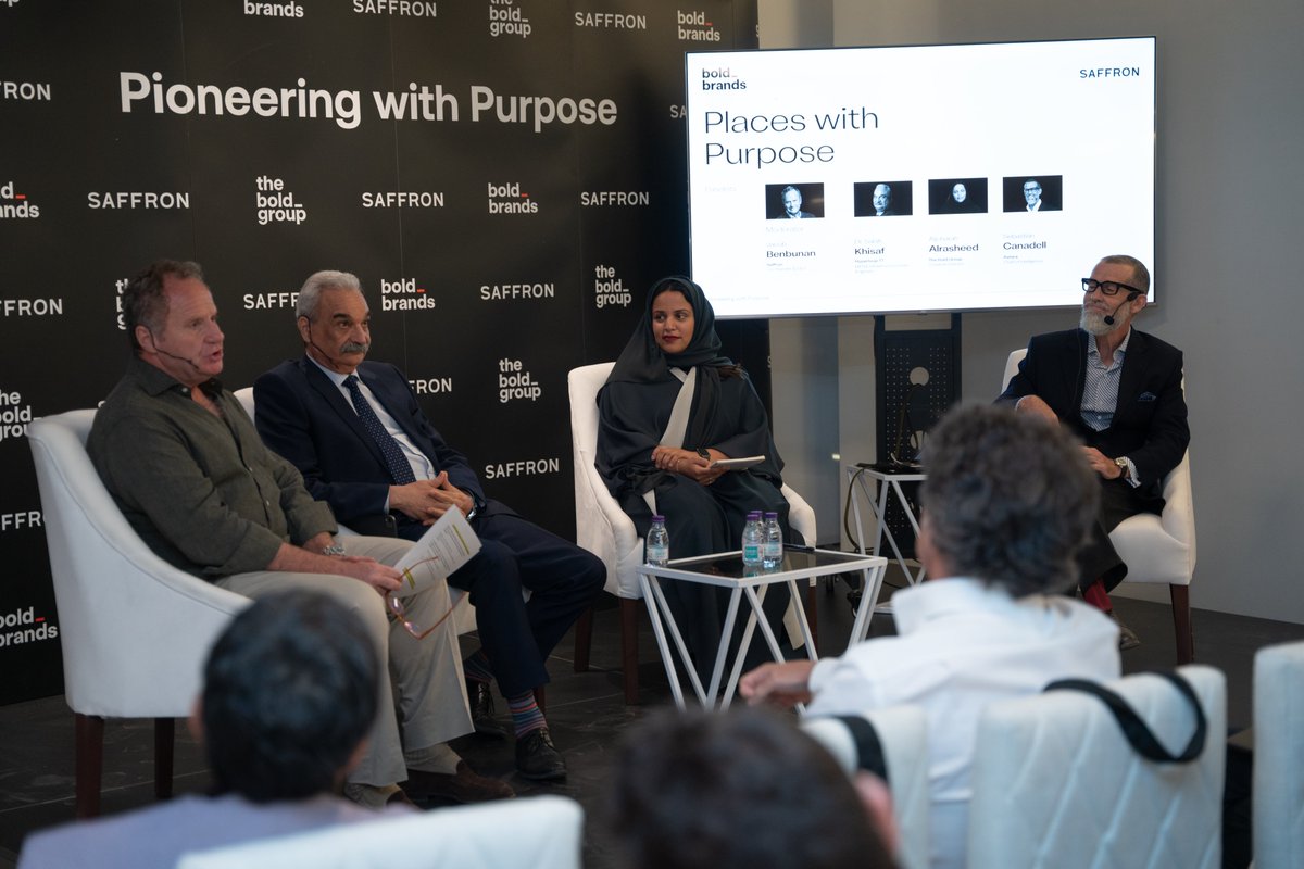 In roundtable two, we learned how cultivating #SaudiArabia 's historical and developing assets can empower meaningful #placebranding and reshape the Kingdom as a global #Travel destination and hub in alignment with #Vision2030

@hyperlooptt 
@AstaraMobility 
@saffronbc