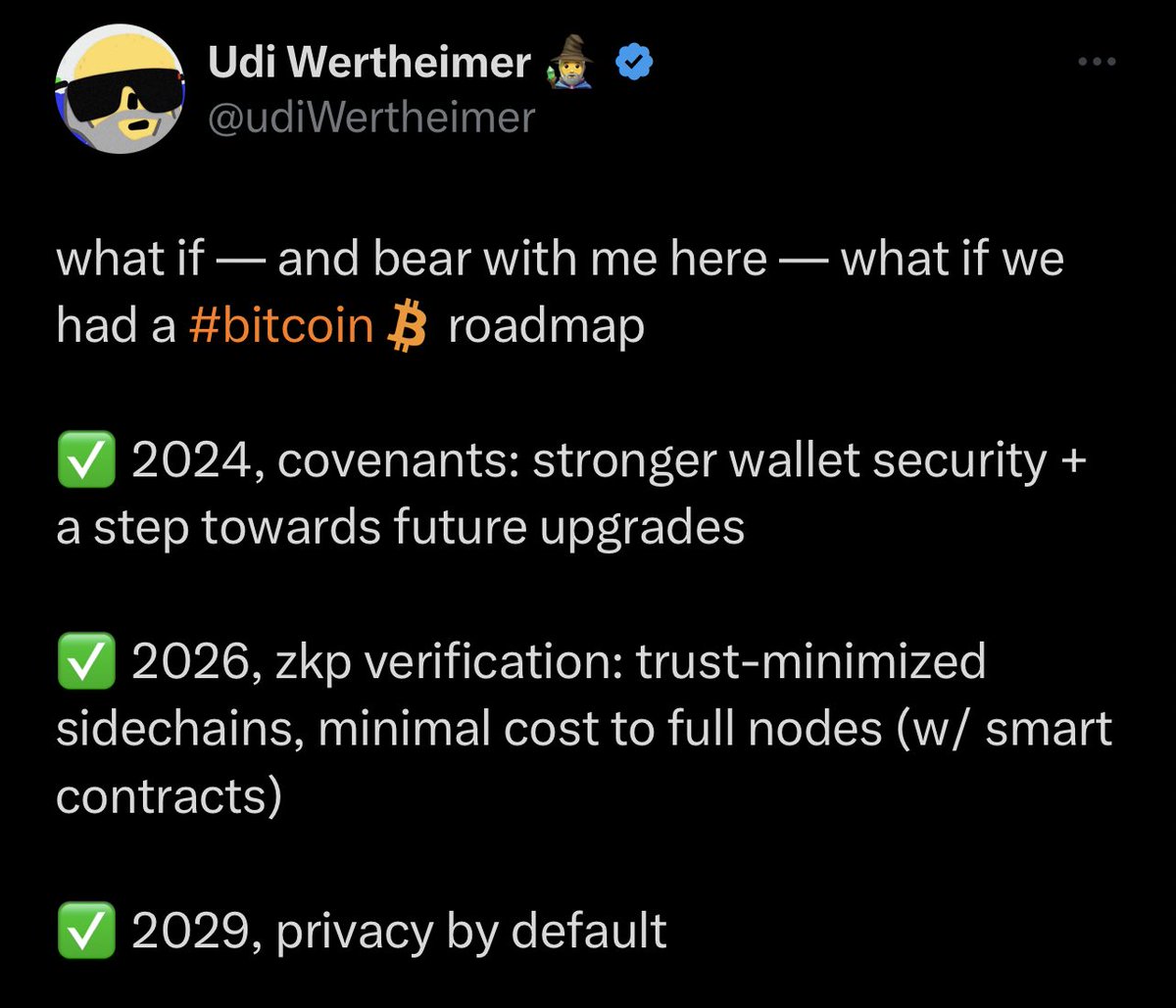 udiWertheimer's tweet photo. last summer i dared to tweet about a hypothetical bitcoin roadmap
think itโs gonna happen in bitcoinโs season 2
and faster than i expected https://t.co/gF30z0h9kQ