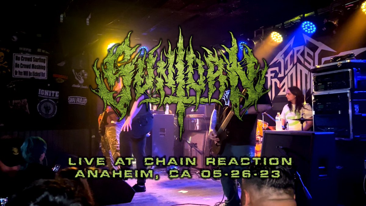 Live video of “Oblivion” from this weekend at @ChainReactionCA up now on our YouTube 🤘🏼#suntorn #live #brutaldeathcore #chainreaction