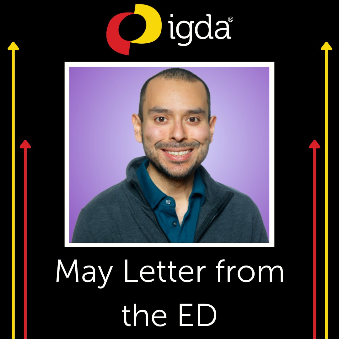 Last week, Dr. Jakin Vela released his May Letter from the Executive Director. Watch the video or read the letter to update yourself on what's happening at the IGDA! 

Learn more: ow.ly/bCoC50OzC90

#IGDA #gamedev #gameindustry