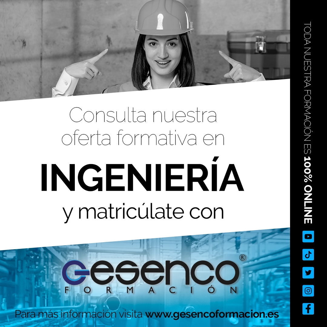gesenco's tweet photo. Este verano tienes la oportunidad de mejorar tu formación en #Ingeniería con #GesencoFormacion. Especialízate en el software más actualizado del mercado. Consulta toda nuestra oferta formativa en: https://t.co/uPu3ktujVe https://t.co/VyHeKMP85q