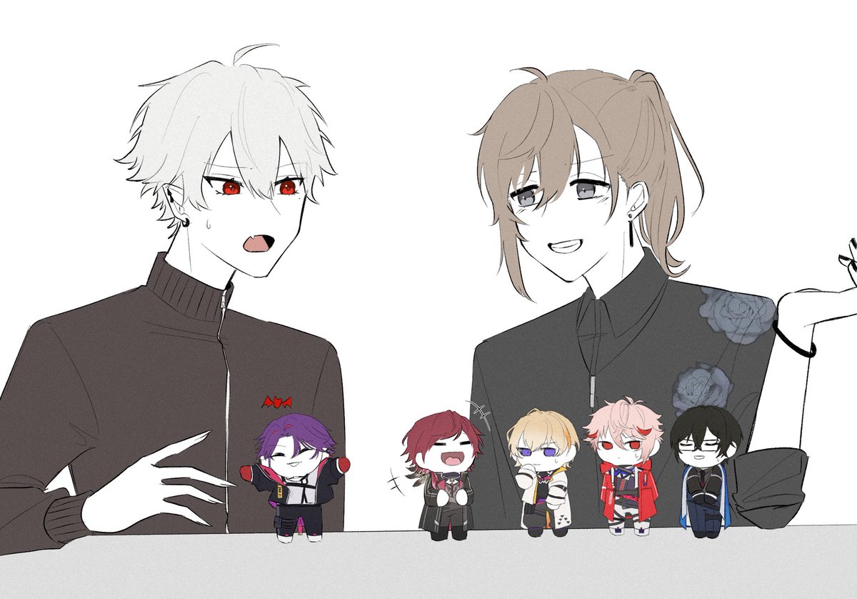 葛葉(にじさんじゲーマーズ) 「#くろのあとりえ #KuzuArt #かな絵 どっち派〜?」|飴色のイラスト