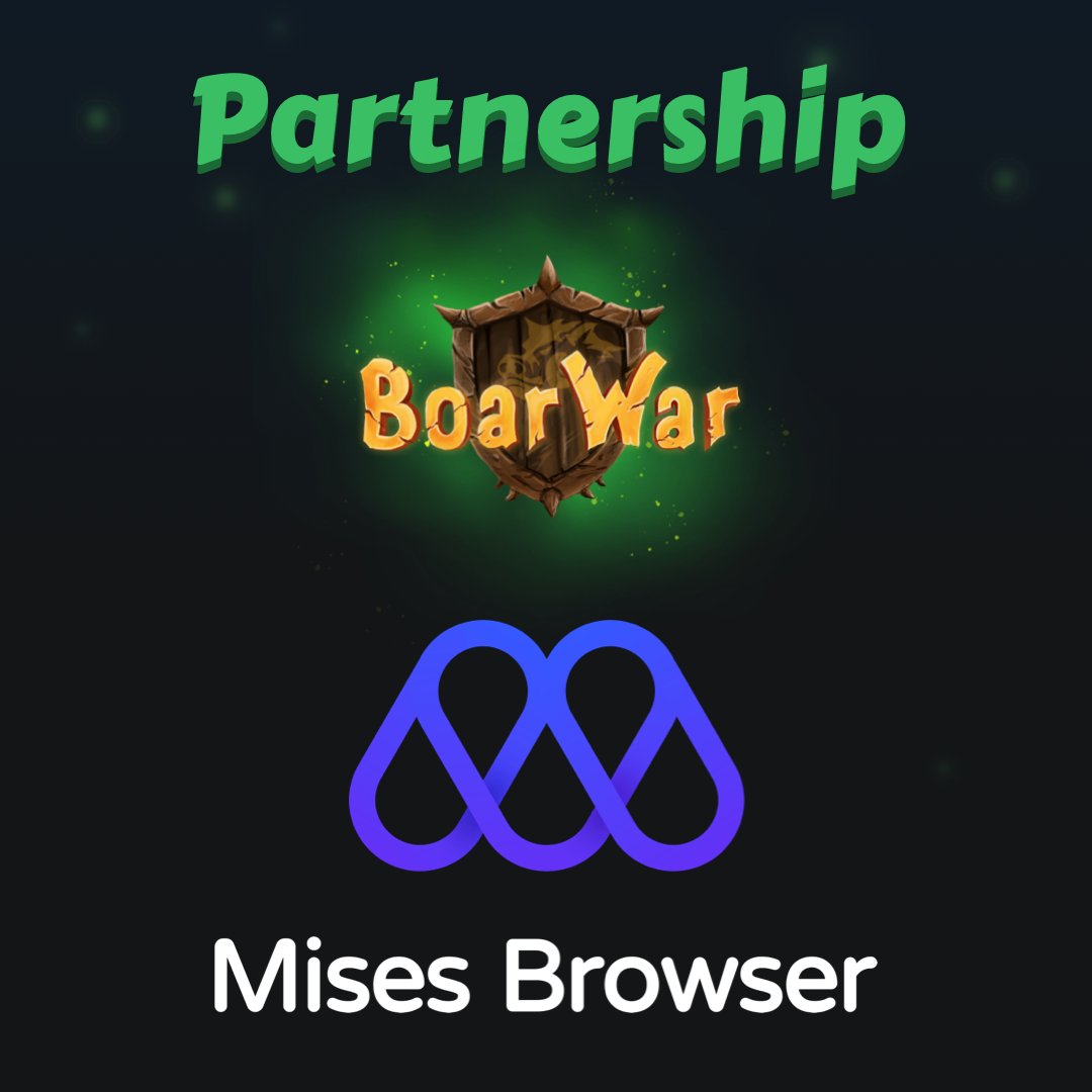 Hey Boars!

📢We're excited to announce the integration of BoarWar into #MisesBrowser!

✅<a href="/Mises001/">Mises</a> is the world's first #web3 browser with support for chrome extensions on cell phones. The challenge we're tackling is to make the user experience on mobile as good as it is on PC.