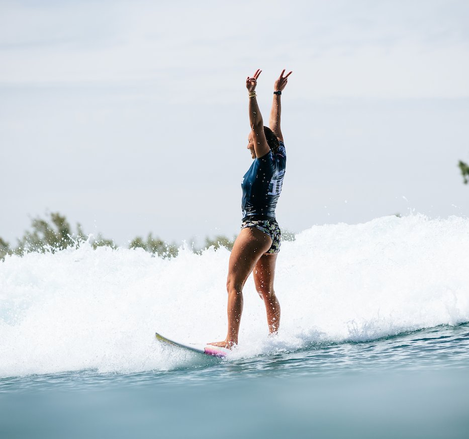 “You can’t wipe the smile off my face right now,' said Carissa Moore as the five-time World Champion claimed her second @wsl  #SurfRanchPro win. Find out more tinyurl.com/4zsjzw49