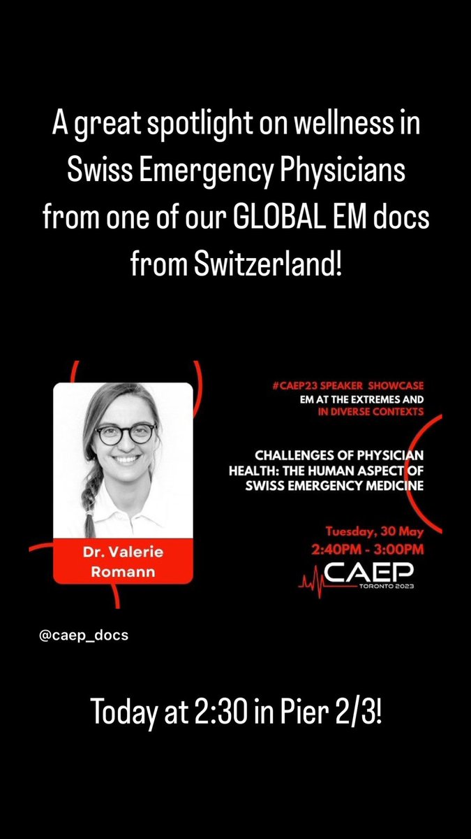 Global EM talk from one of our Swiss colleagues! @CAEPConference #CAEP23 Today at 2:30 in Pier 2/3.