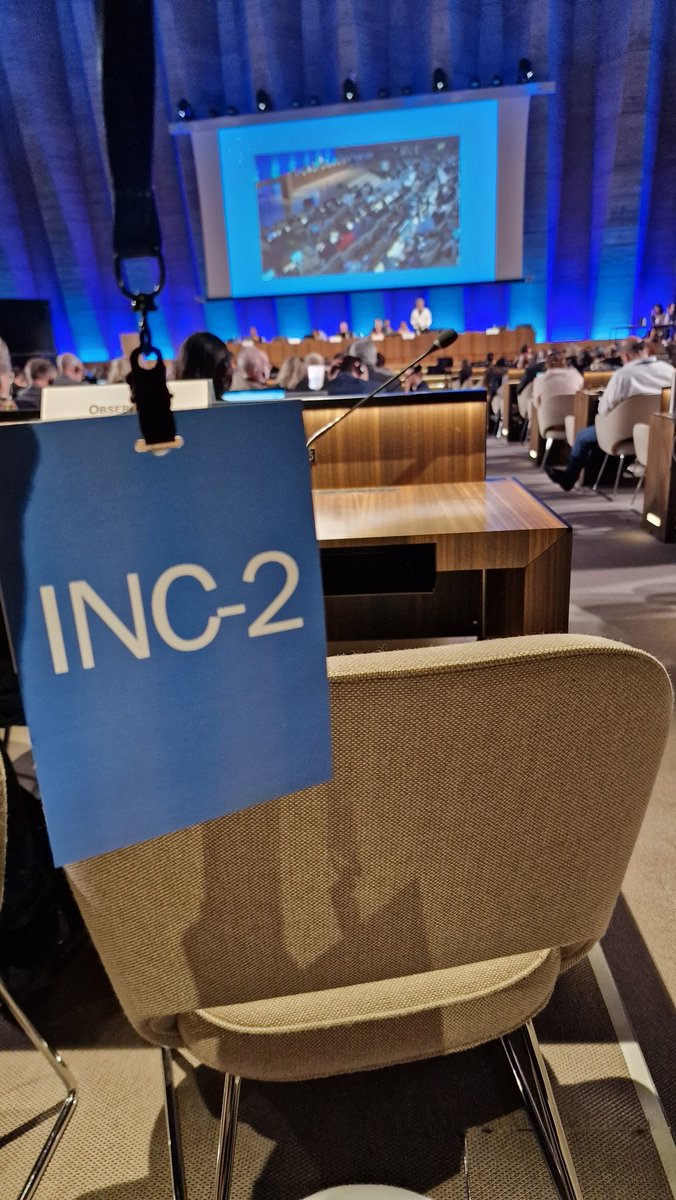@YHOint is present at #INC2 #PlasticTreaty negotiations in @UNESCO HQ in Paris, France.

The goal of this @UNEP process is to develop an international legally binding instrument on #PlasticPollution, including in the #MarineEnvironment 🐬