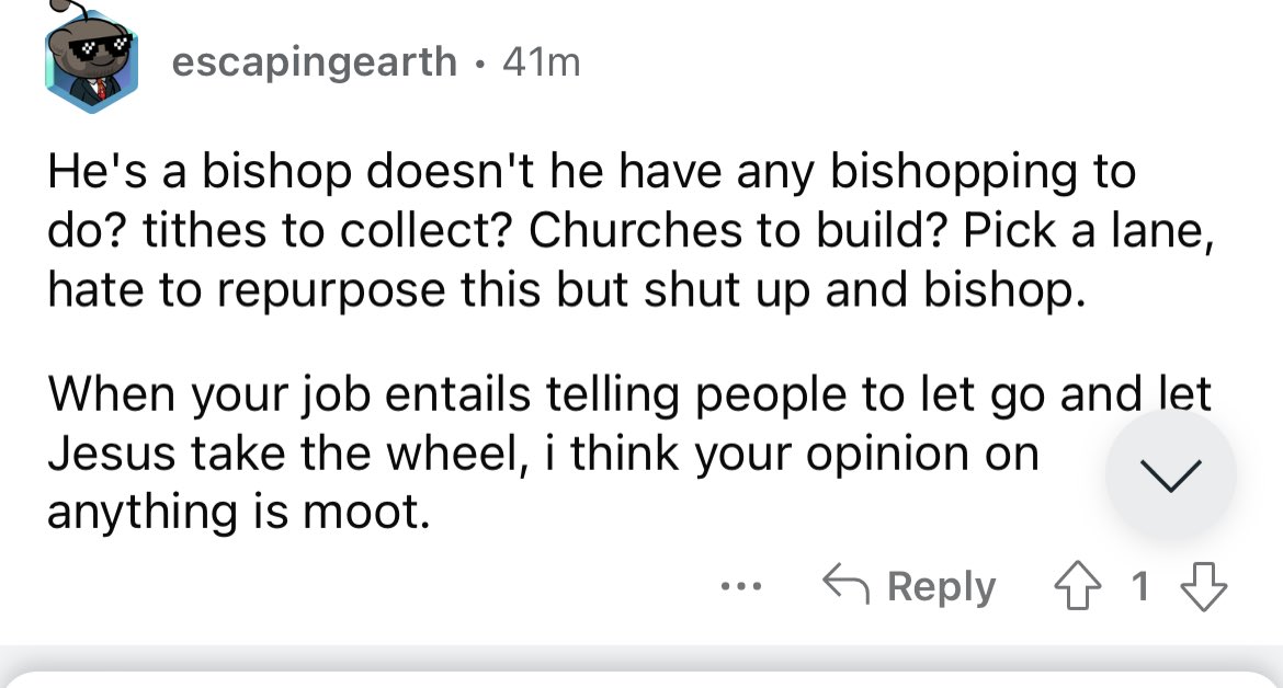 luchi7's tweet image. Reddit is top tier,this on my archbishop and #graphgate 😂😂😂
