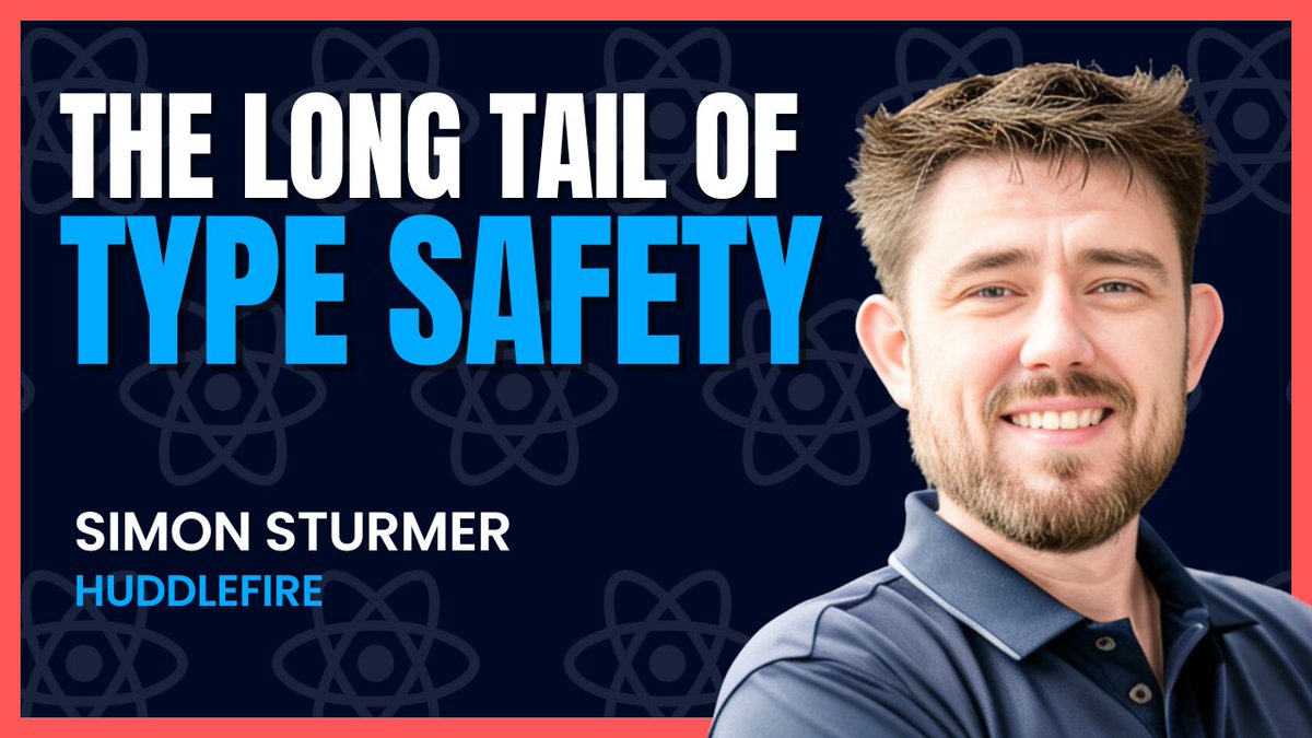 Reactathon (@reactathon) on Twitter photo We're excited to publish <a href="/sstur_/">Simon Sturmer</a>'s full talk, "The Long Tail of TypeSafety"!
Simon talks about adding TypeSafety to API calls, databases, parsed JSON, query string parameters, request and response bodies, session storage and 3rd-party libraries and SDKs!
Watch the full talk We're excited to publish <a href="/sstur_/">Simon Sturmer</a>'s full talk, "The Long Tail of TypeSafety"!
Simon talks about adding TypeSafety to API calls, databases, parsed JSON, query string parameters, request and response bodies, session storage and 3rd-party libraries and SDKs!
Watch the full talk