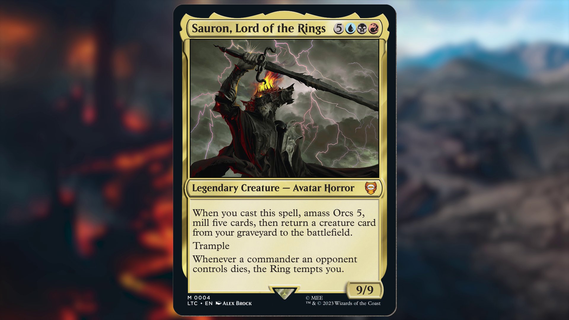 Sauron, Lord of the Rings Deck for Magic: the Gathering