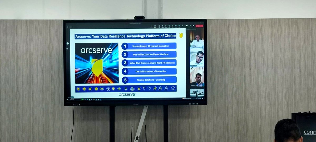 ryancybarra's tweet image. We had the pleasure of co-hosting a technical bootcamp with our local distributor, Connex IT! We were able to showcase Arcserve UDP, and share best practices on #Ransomware prevention and #SaaSBackup. Thank you to all the attendees – we look forward to seeing you in person! 🙌