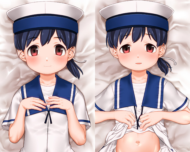 「6月4日の神戸かわさき造船これくしょんにて近代化改修された日振ちゃん抱き枕を少量」|あまむら🥳のイラスト
