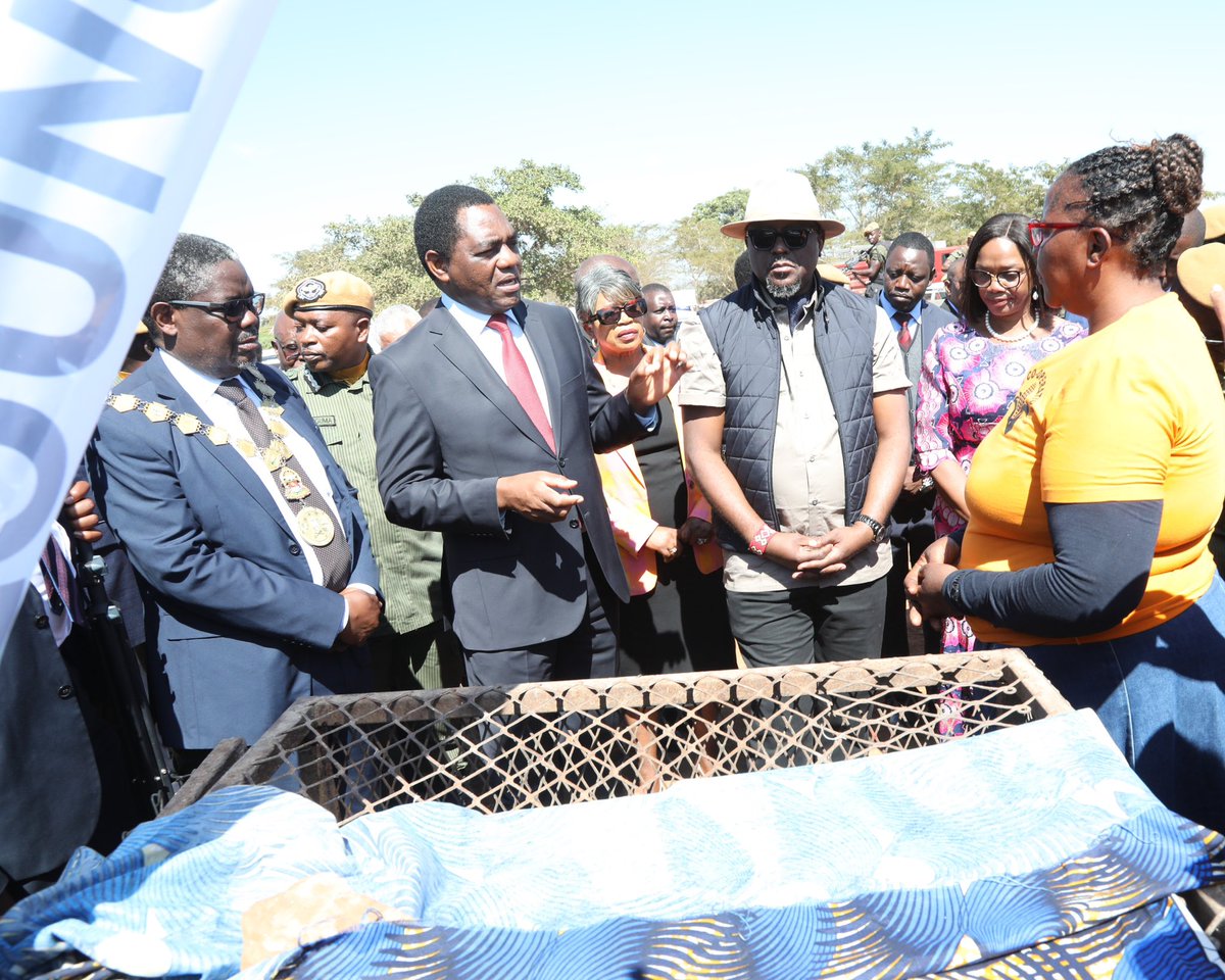 Hakainde Hichilema (@HHichilema) on Twitter photo 2023-05-30 16:09:12 With the help of cooperating partners @GermanyinZambia, @USAID, @WorldBank & many others, our govt has shown political will towards service delivery through a bottom-up approach. This, has empowered communities, to address their different & specific needs. 🇿🇲 #Decentralisation With the help of cooperating partners @GermanyinZambia, @USAID, @WorldBank & many others, our govt has shown political will towards service delivery through a bottom-up approach. This, has empowered communities, to address their different & specific needs. 🇿🇲 #Decentralisation