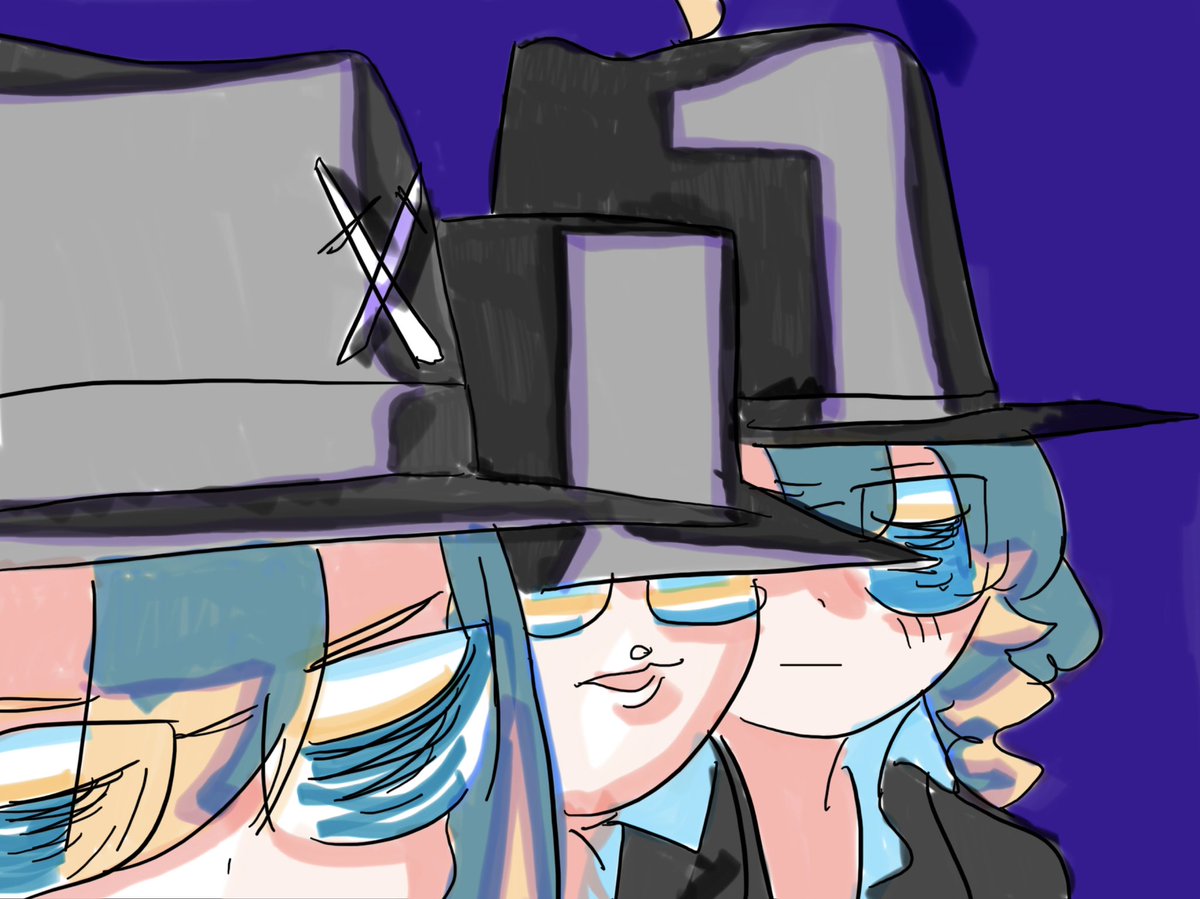 「ジロリ」|フロリダちゃんのイラスト