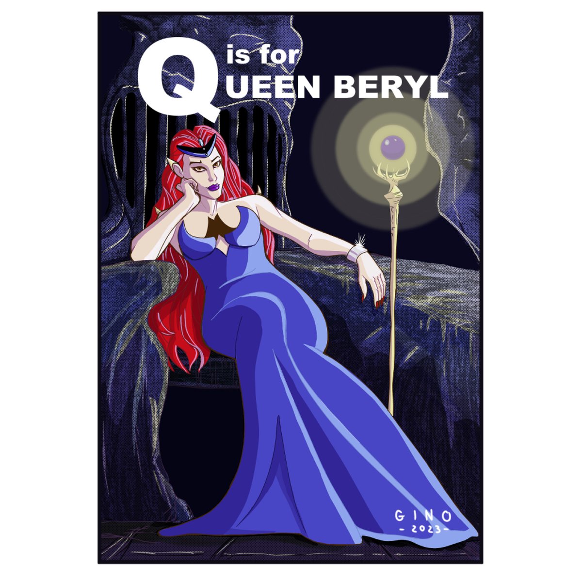 If you were an anime kid in the 90s you may have heard of a little show called #sailormoon. My sister was a huge fan as a little kid and I think of her very time. 

#queenberyl #animation #illustration #fanart #digitalart #comicart #dic #ytv #wacom #clipstudiopaint