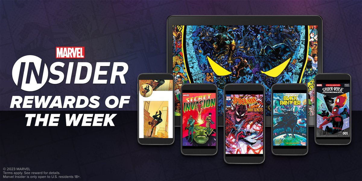 Kick off summer with new #MarvelInsider rewards. Redeem for yours today! Terms apply: bit.ly/3N1oAPX
