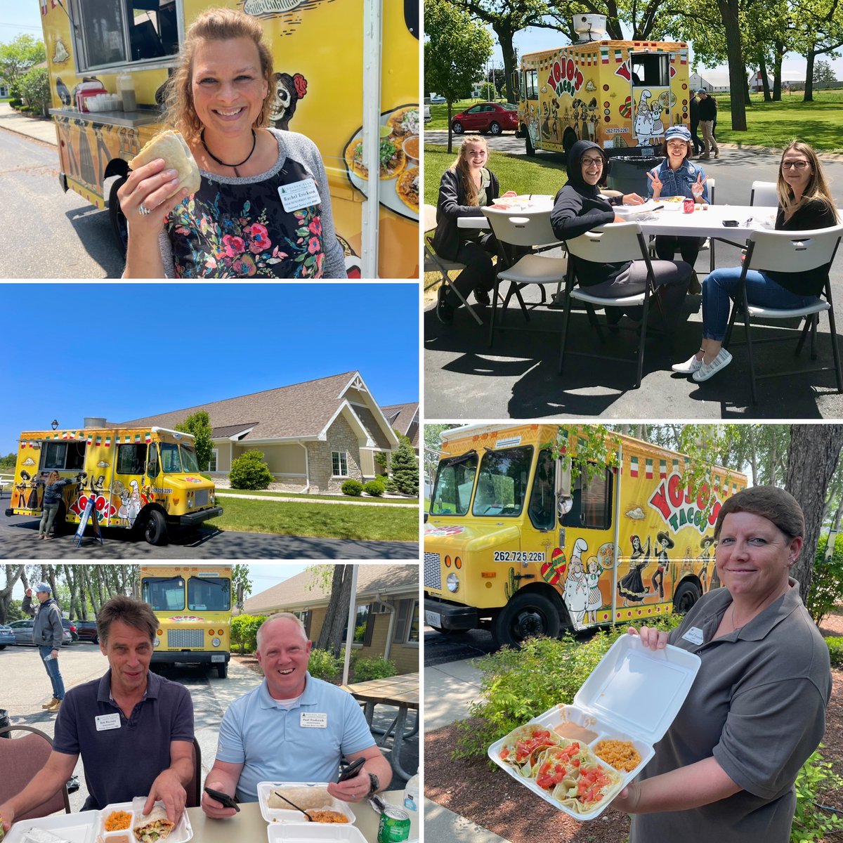There is no such thing as a free lunch...unless you're a Golden Years employee and we bring the Yojo's taco truck to visit! #loveourstaff