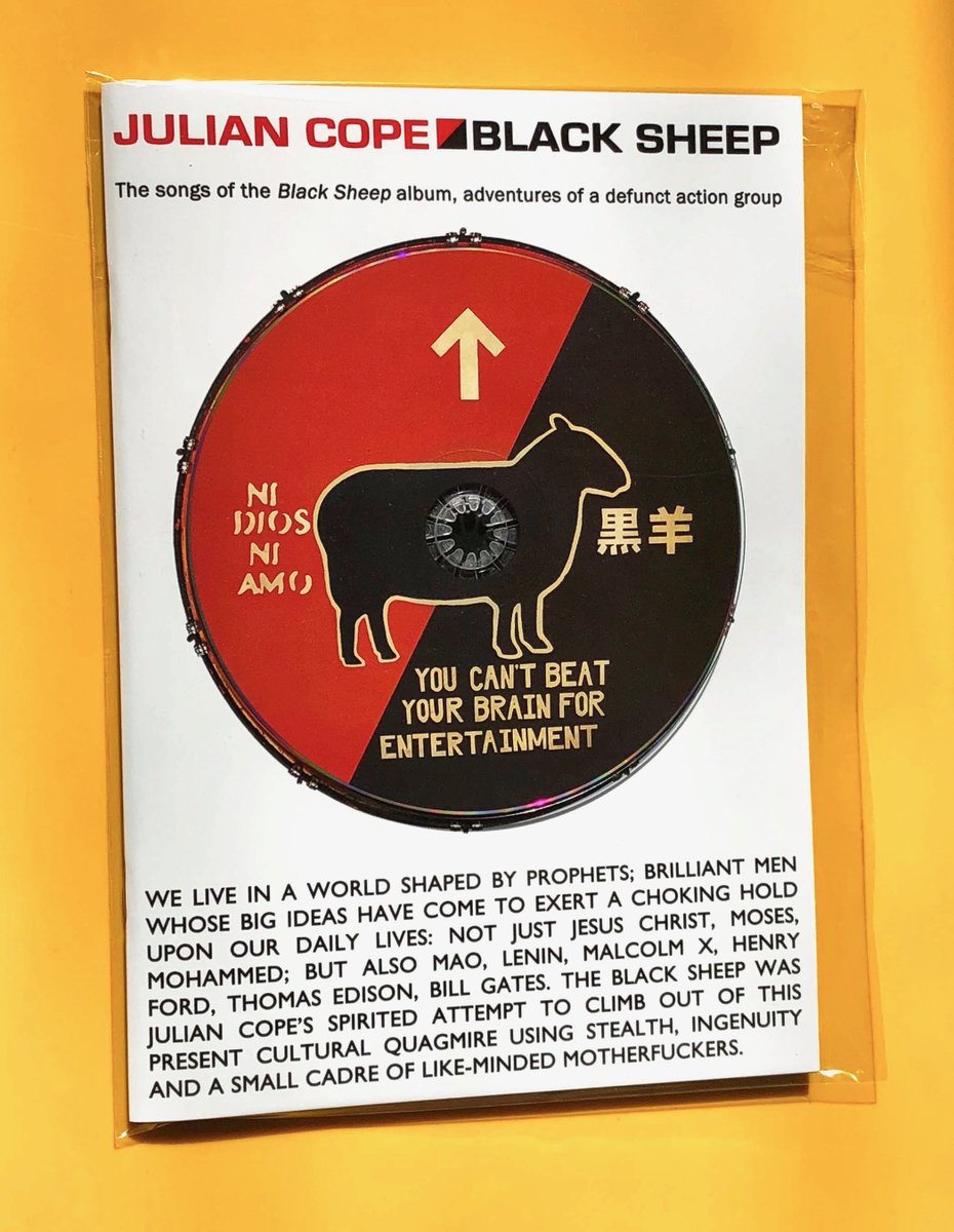 COPE’S NOTES #4: BLACK SHEEP – Sumptuous 48-page booklet features Cope’s extensive memoir of his 2008 album plus umpteen photos, reading &amp; listening lists. The accompanying 40-min CD includes beautiful unreleased songs &amp; intriguing demos. Out now
headheritage.co.uk/merchandiser/i…