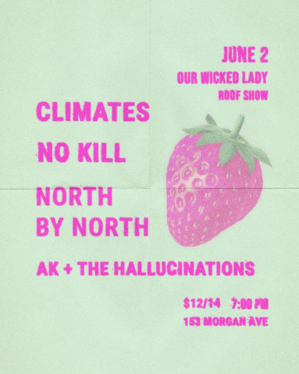 Friday 6/02! We’re playing on the <a href="/ourwickedlady/">Our Wicked Lady</a> roof with <a href="/xXclimatesXx/">Climates</a> @nxnmusic &amp; <a href="/AmyRebeccaKlein/">Amy Klein</a> tix: link.dice.fm/jXYTc656dAb