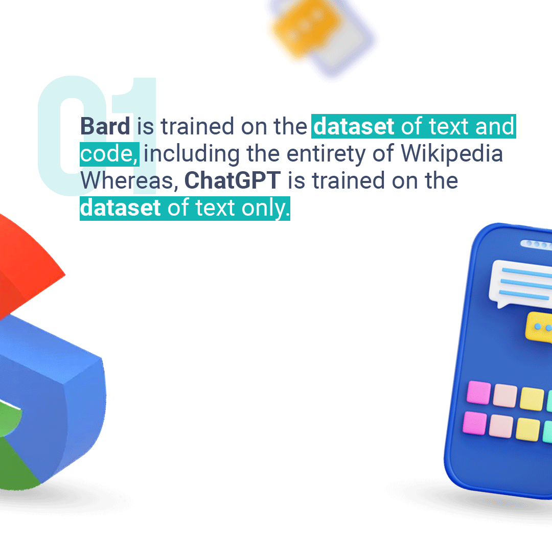 mmcgloballlc's tweet photo. Exploring the depth of AI Language Models!

The Generative AI has taken the world by storm, and Google's Bard &amp; OpenAI's ChatGPT are the frontrunners of the AI race.

Discover what sets these platforms apart. 

#mmcgbl #googlebard #chatgpt #generativeai https://t.co/M7kFELLLXh