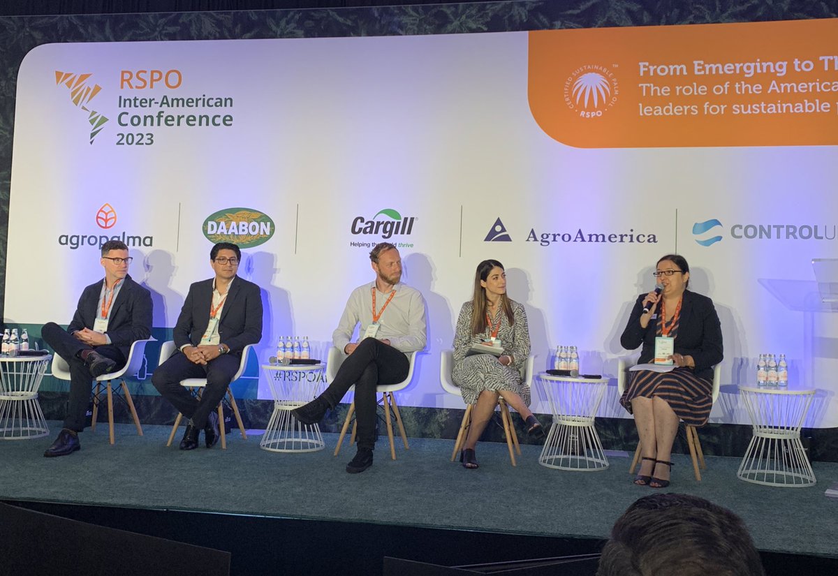 RSPOtweets's tweet image. 🔎Verifying what matters; a session about assurance with:

Leo Bottrill @maphubs 
Daniel Montes @Control__Union 
Niels Wielaard @SatelligenceEO 
Irene Aycinena, Grupo Hame

Moderated by Bilge Daldeniz @proforest 

#RSPOAmericas