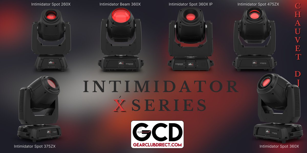 Intimidator X is a power-packed collection of moving heads with new and innovative features to rock dance floors and event spaces big and small!

#chauvetdj #intimidator #newproducts #professionallighting #nightclub #theaterequipment #eventlighting
