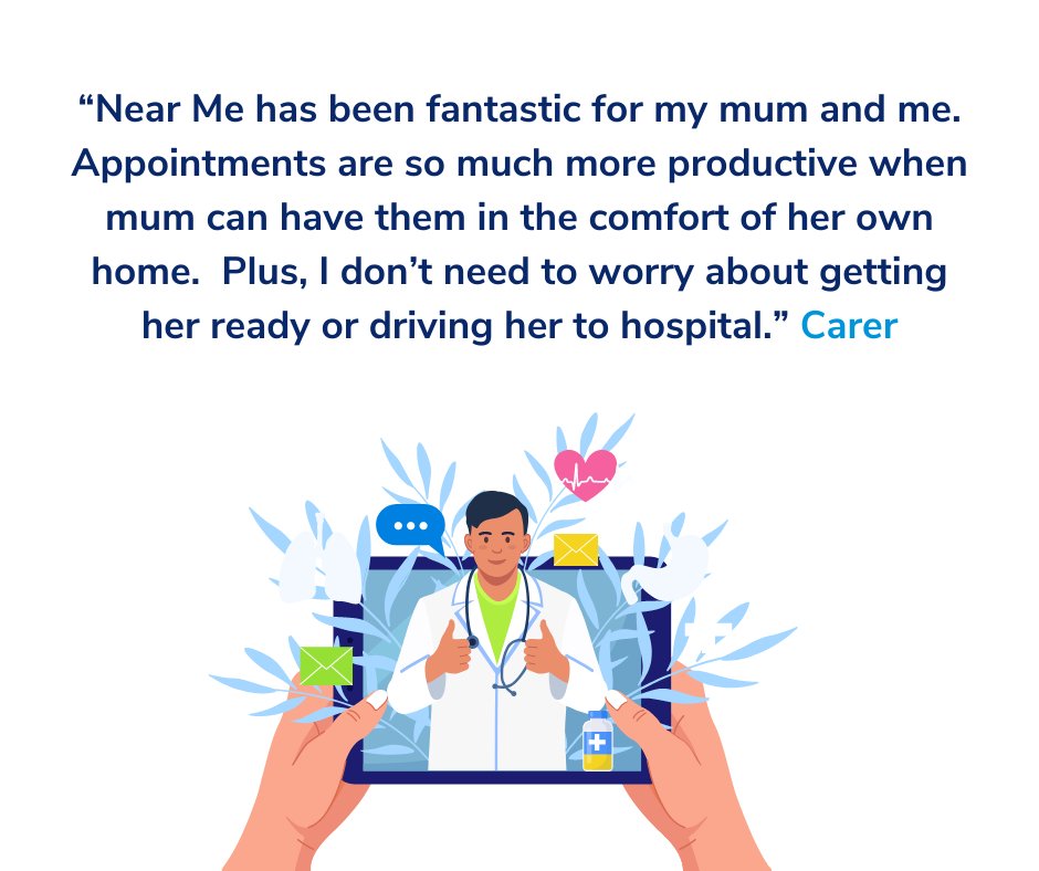 It's heartwarming to know that using Near Me is fostering a comfortable and engaging healthcare experience for people living with dementia and their carers. #Dementia <a href="/NHSNearMe/">NHSNearMe</a> <a href="/NHSHighland/">NHS Highland</a>