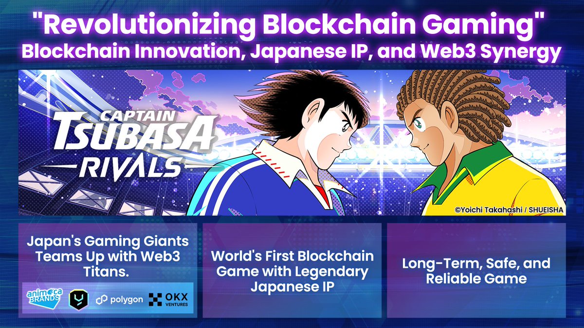 Degen_NFT_VN's tweet photo. DEGEN - GIVEAWAY 

 👉 Captain Tsubasa RIVAL Listing Giveaway 
🎁3000 $TSUGT/5 winners
⏰29/05-04/06

🚀Thể lệ
1️⃣ Follow @TsubasaRivalsEN &amp; @Degen_NFT_VN 
2️⃣ Quote tweet https://t.co/1r2yYe3JeI 
- Hashtag #TsubasaRivals #TSUGT #Giveaway 

3️⃣ Comment ví Polygon
4⃣ Like + RT https://t.co/pu2nNt0nzf