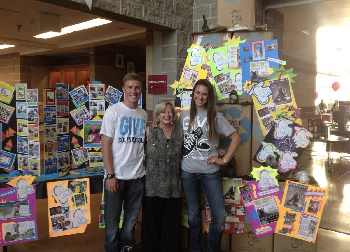 Remembering SCLA seniors from the #classOf2013 @AnthonyEmberley & @vallman123 & how they collected over 4000 pair of shoes for @Soles4Souls for their Capstone #Leadership Project.  They were awesome in high school & continue to be amazing humans! @SilverCreek_HS @svvsd